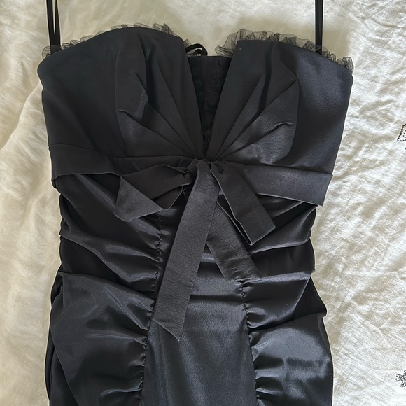 Y2K Caché black formal mermaid gown size 2 - Picture 1 of 8